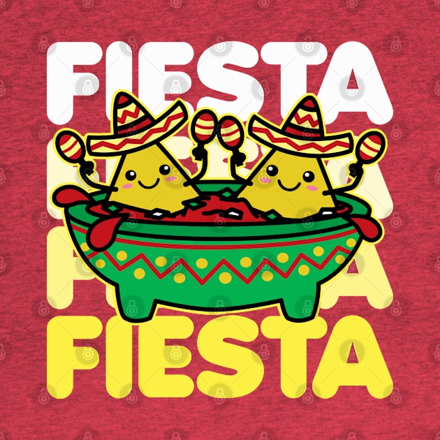 Let's Fiesta Kawaii Chips & Salsa by DetourShirts